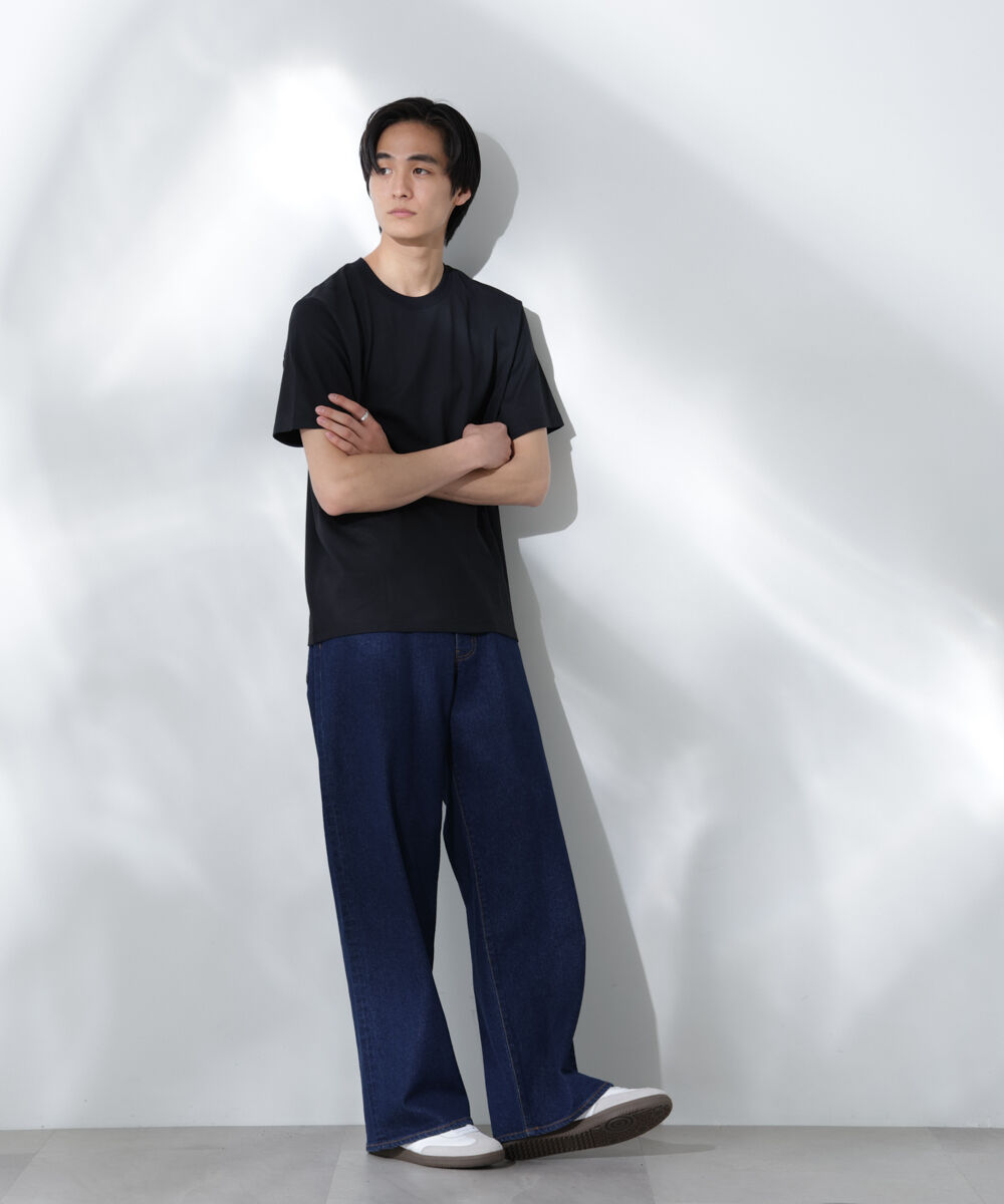 nano･universe「Anti Soaked(R) 汗染み防止 クルーネック レギュラーシルエットTシャツ」|Tシャツ・カットソー|