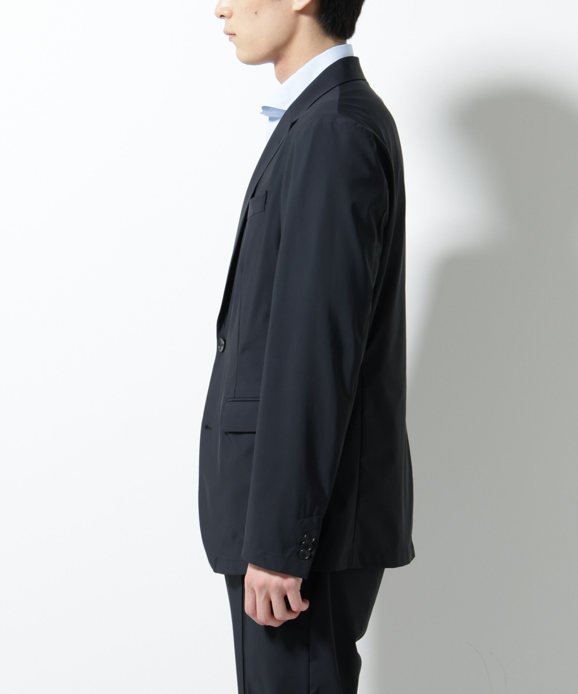 NANO universe「｢N JACKET PREMIUM｣ｸｰﾙﾀｯﾁ4WAYｽﾄﾚｯﾁｼﾞｬｹｯﾄ撥水(ｾｯﾄｱｯ 」|スーツ|