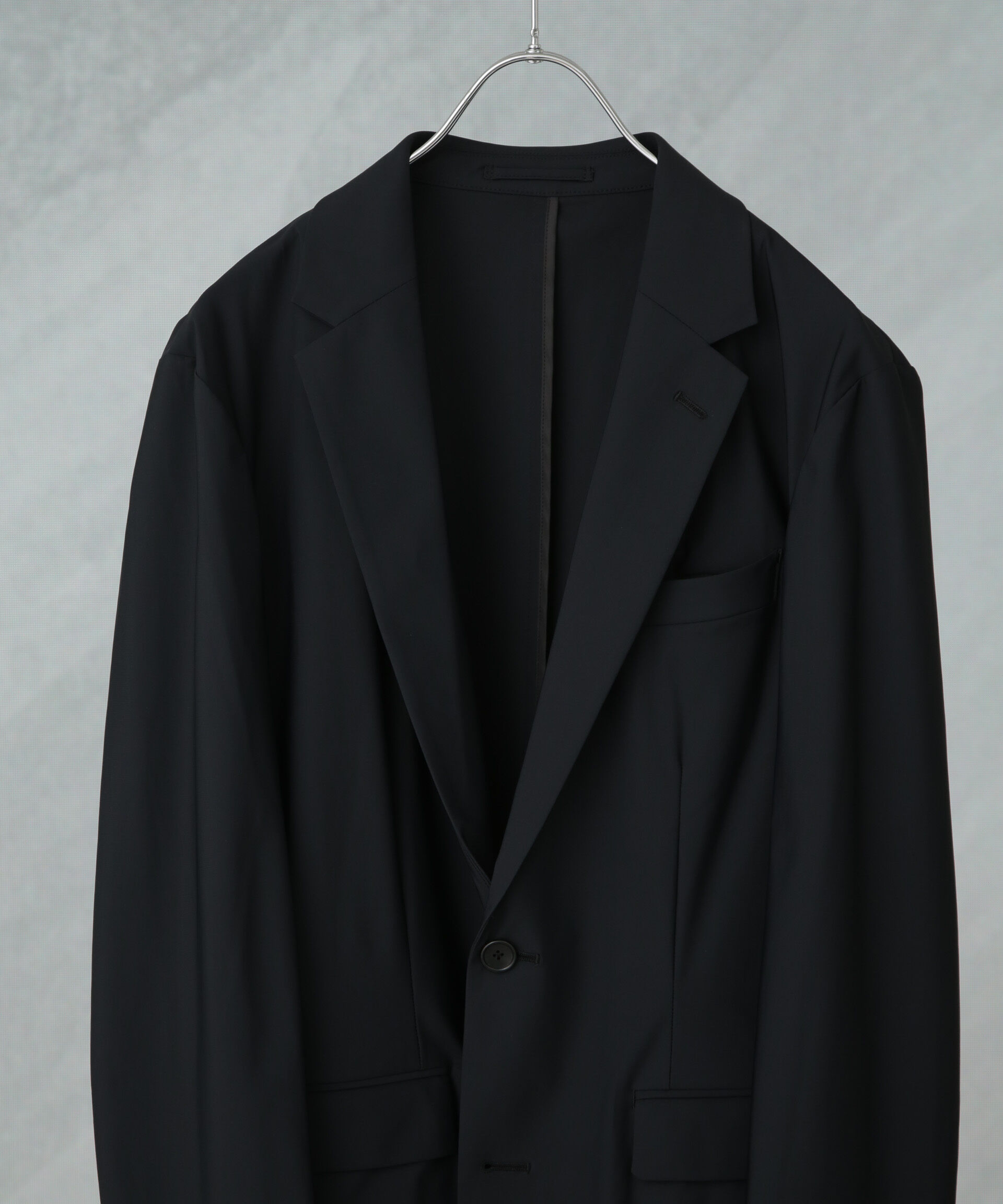 NANO universe「｢N JACKET PREMIUM｣ｸｰﾙﾀｯﾁ4WAYｽﾄﾚｯﾁｼﾞｬｹｯﾄ撥水(ｾｯﾄｱｯ 」|スーツ|