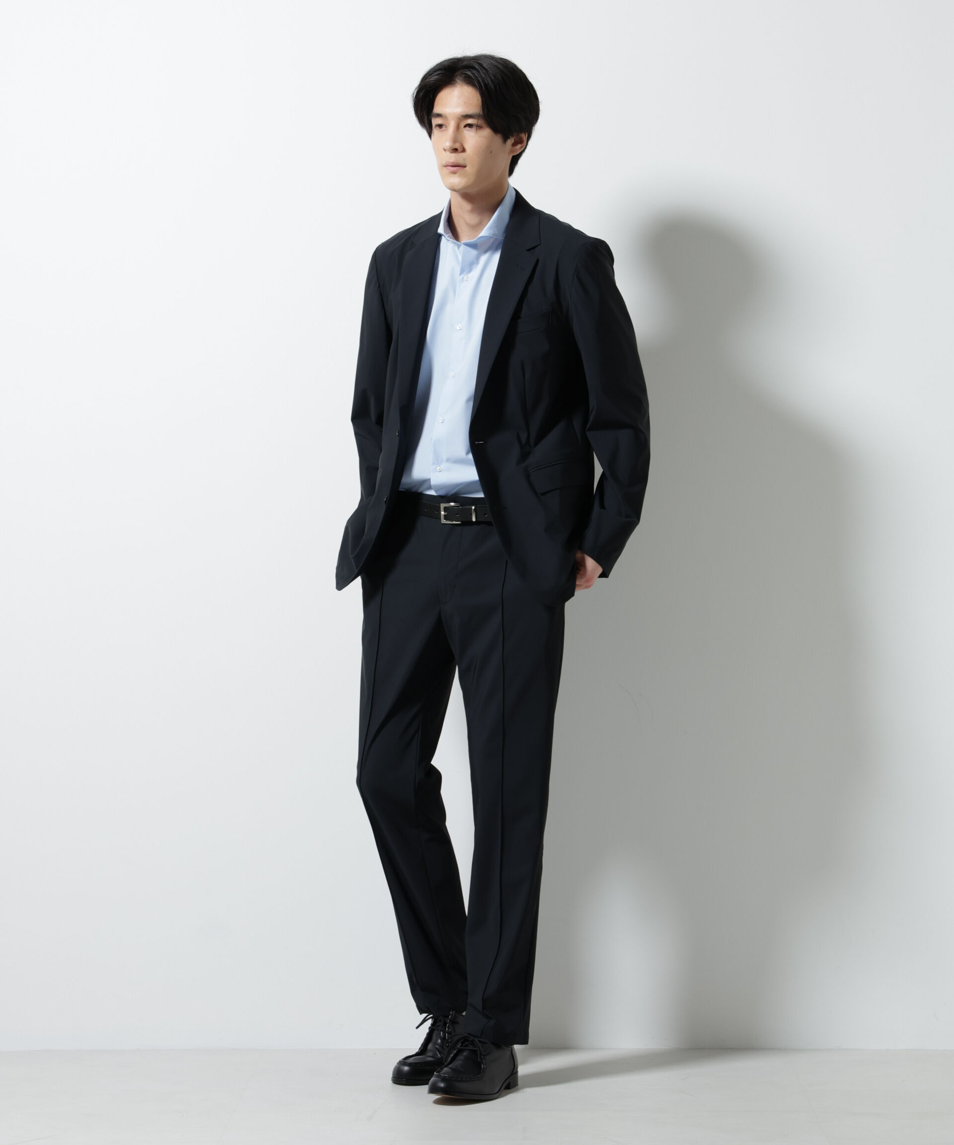 NANO universe「｢N JACKET PREMIUM｣ｸｰﾙﾀｯﾁ4WAYｽﾄﾚｯﾁｼﾞｬｹｯﾄ撥水(ｾｯﾄｱｯ 」|スーツ|