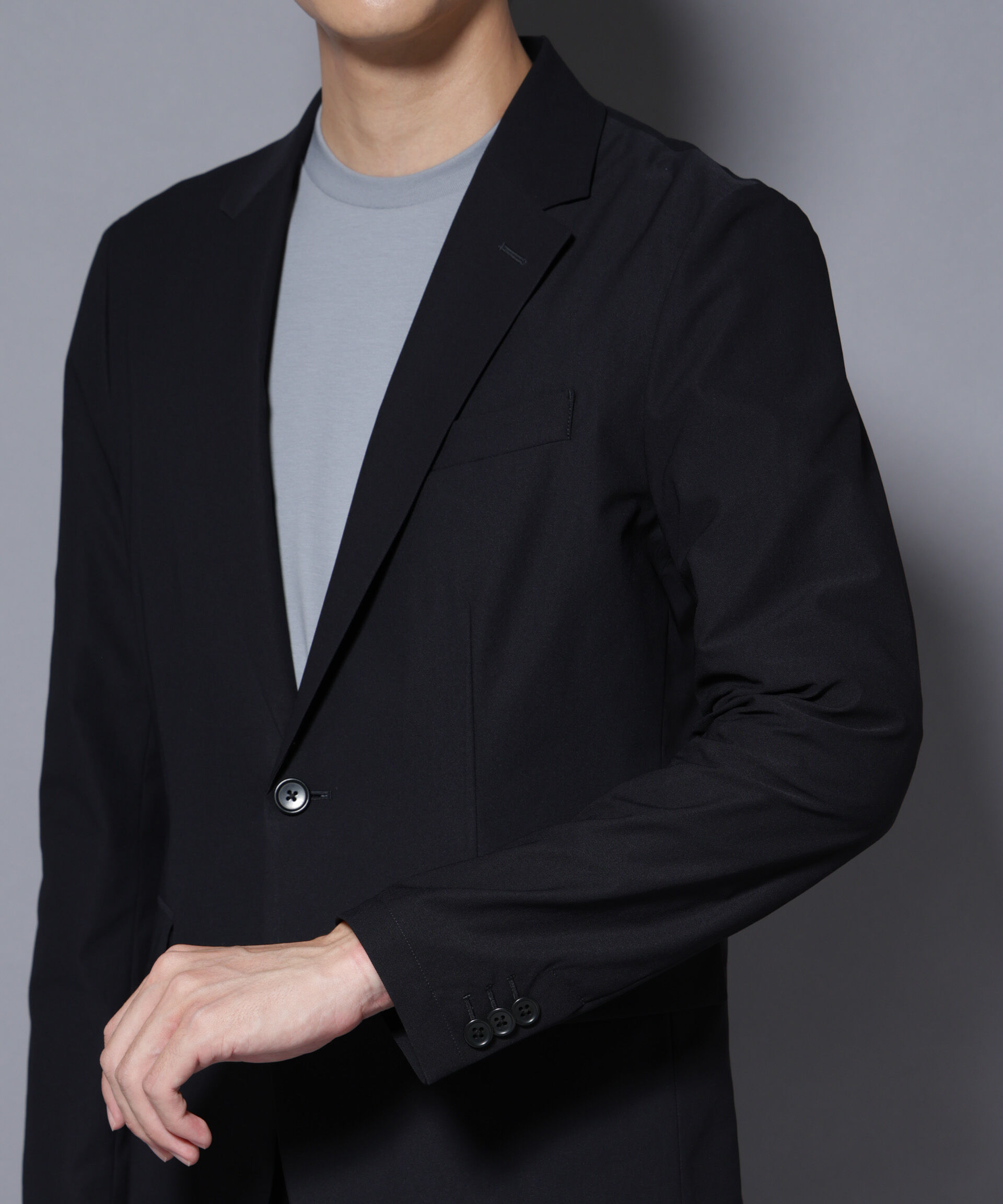 NANO universe「｢N JACKET BASIC｣TEXBRID(R) ﾂｲﾙｼﾞｬｹｯﾄ/ｽﾄﾚｯﾁ･撥水(ｾｯﾄｱｯ 」|スーツ|