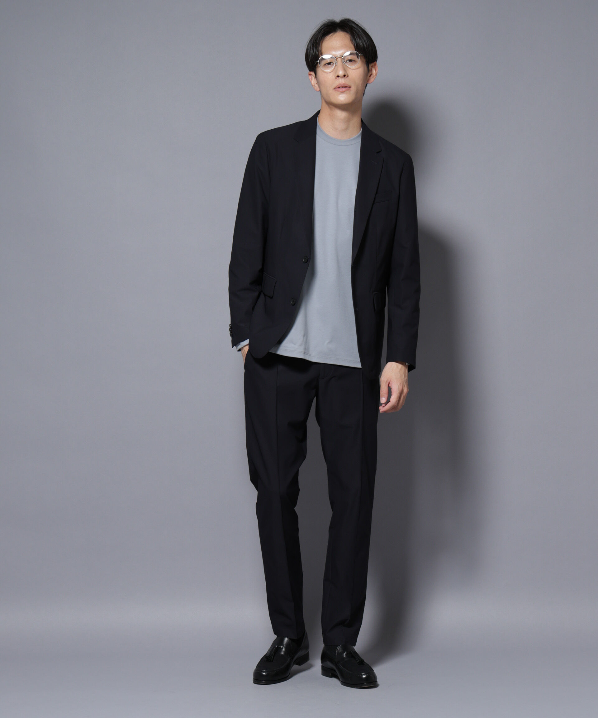 NANO universe「｢N JACKET BASIC｣TEXBRID(R) ﾂｲﾙｼﾞｬｹｯﾄ/ｽﾄﾚｯﾁ･撥水(ｾｯﾄｱｯ 」|スーツ|