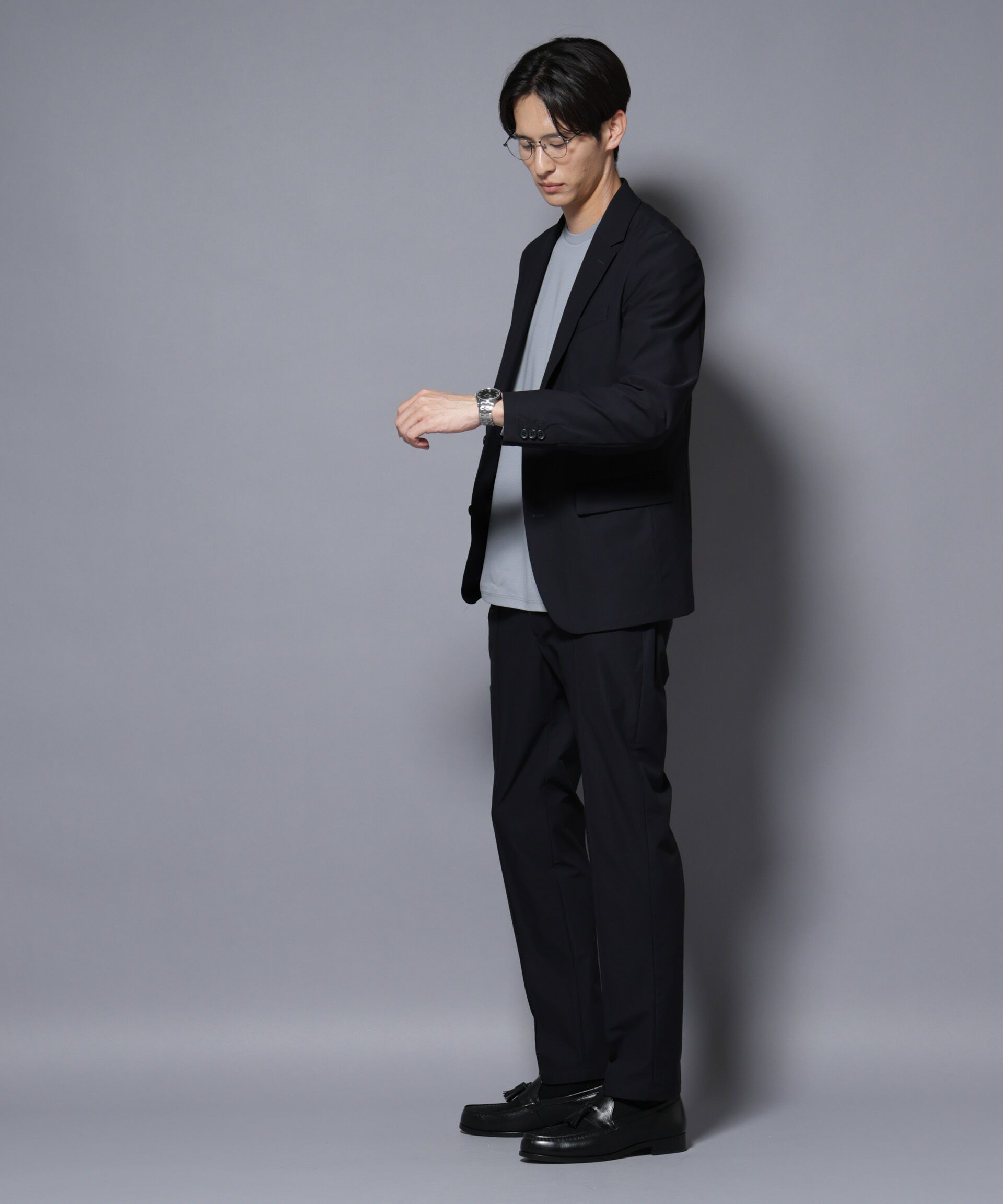 NANO universe「｢N JACKET BASIC｣TEXBRID(R) ﾂｲﾙｼﾞｬｹｯﾄ/ｽﾄﾚｯﾁ･撥水(ｾｯﾄｱｯ 」|スーツ|