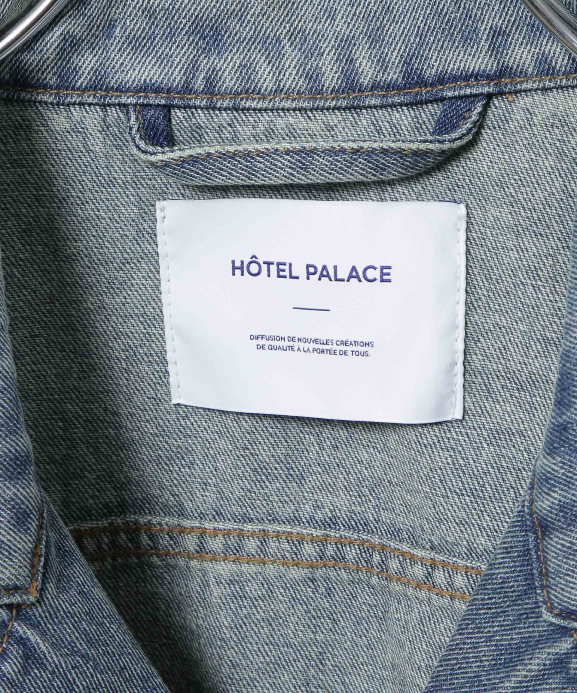 NANO universe「｢HOTEL PALACE｣ フェードデニムカバーオールジャケット」|ブルゾン・スタジャン|