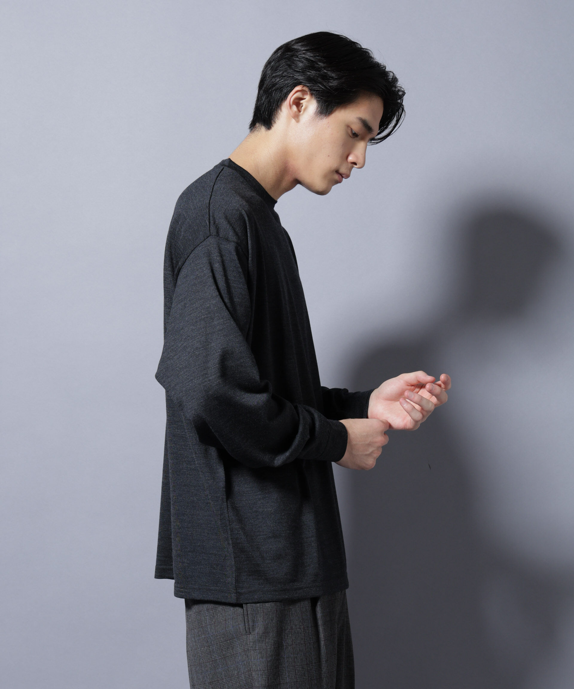 nano･universe「MIYATA&times;NANO JAPAN MADE 100%WOOL Tシャツ」|Tシャツ・カットソー|