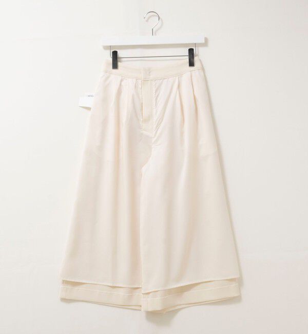 NOLLEY'S「ウォッシャブルクロップドワイドツイルパンツ」|その他|