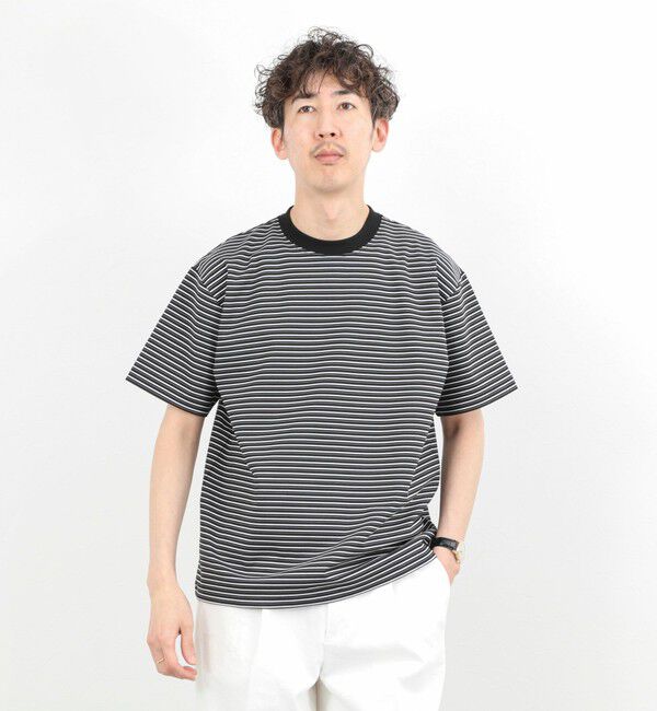 NOLLEY'S goodman「シルケットボーダーTシャツ / クルーネック / 26SS」|Tシャツ・カットソー|