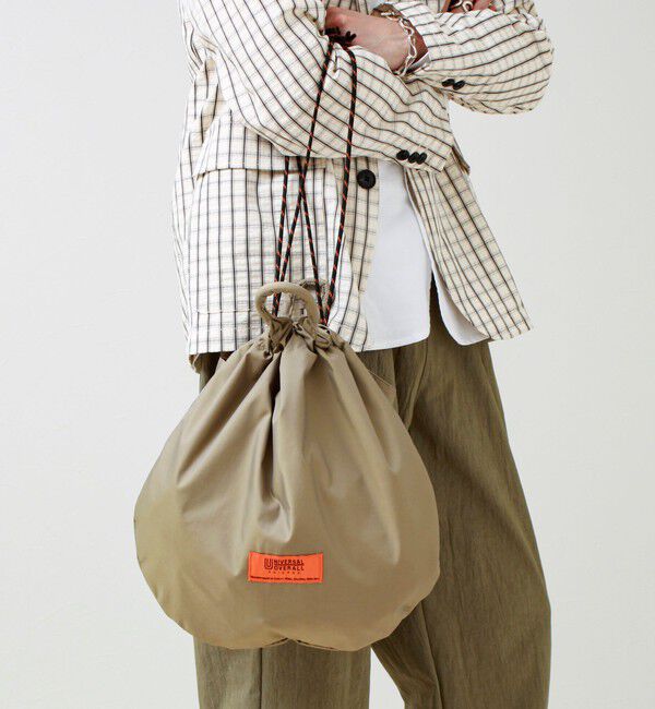 GLOSTER「【UNIVERSAL OVERALL】2WAY PURSE SHOULDER」|ショルダー・メッセンジャー|ベージュ