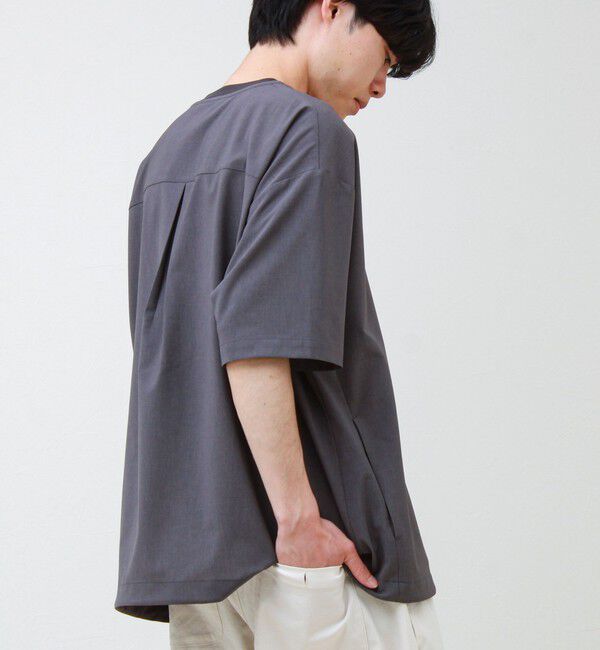 GLOSTER「【COOLMAX/セットアップ着用可能】ポリトロプルオーバーTシャツ」|Tシャツ・カットソー|