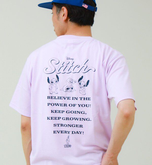 GLOSTER「【ユニセックスで着れる】ベイマックス＆スティッチ バックプリントＴ」|Tシャツ・カットソー|
