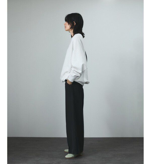 SALON adam et rope'「[25SS]GENTLE SILK パンツ【セットアップ対応】」|チノ|