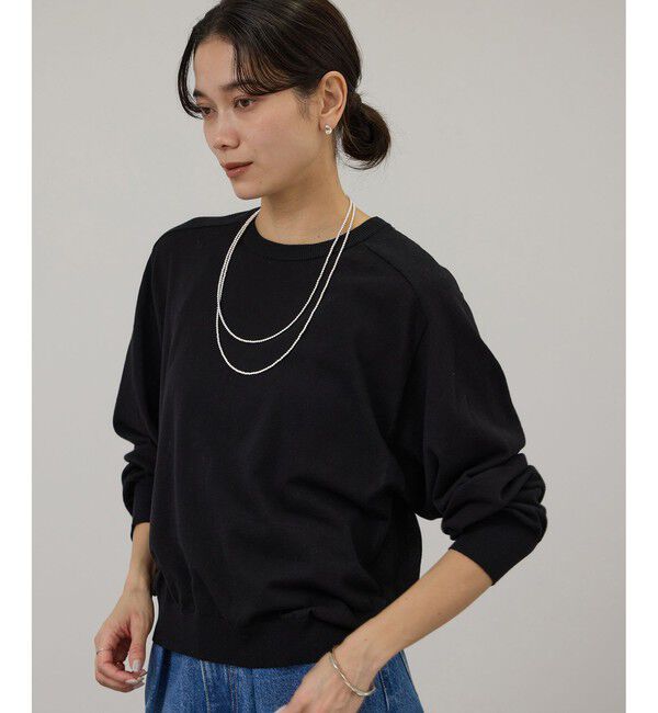 SALON adam et rope'「【WEB・一部店舗限定】2WAYスリットニットプルオーバー」|ニット・セーター|
