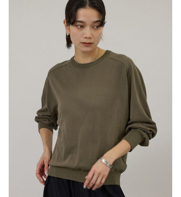 SALON adam et rope'「【WEB・一部店舗限定】2WAYスリットニットプルオーバー」|ニット・セーター|