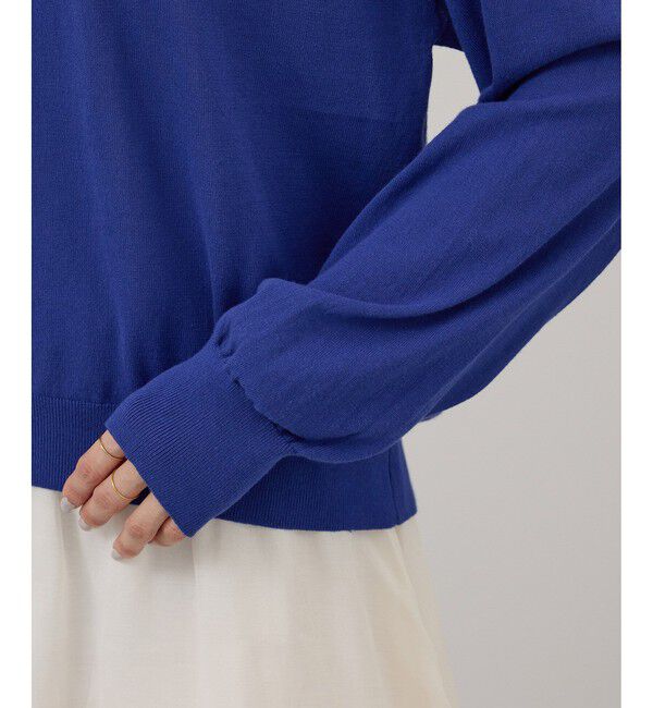 SALON adam et rope'「【WEB・一部店舗限定】2WAYスリットニットプルオーバー」|ニット・セーター|