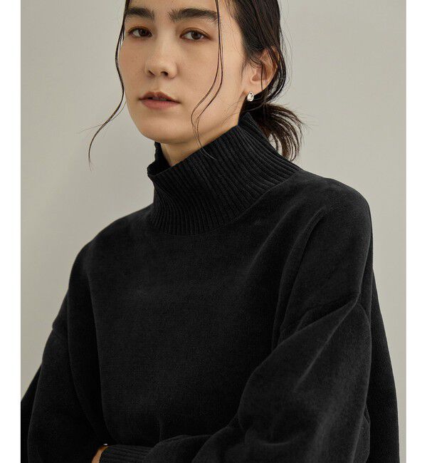 SALON adam et rope'「【CreamyCotton（クリーミーコットン）】タートルネックプルオーバー / セットアップ対応」|ニット・セーター|