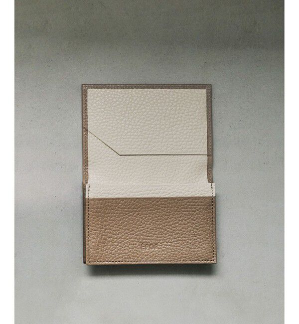E'POR「【E'POR】 JUDD Card Case(名刺入れ)」|名刺入れ・カードケース|ベージュ系(28)