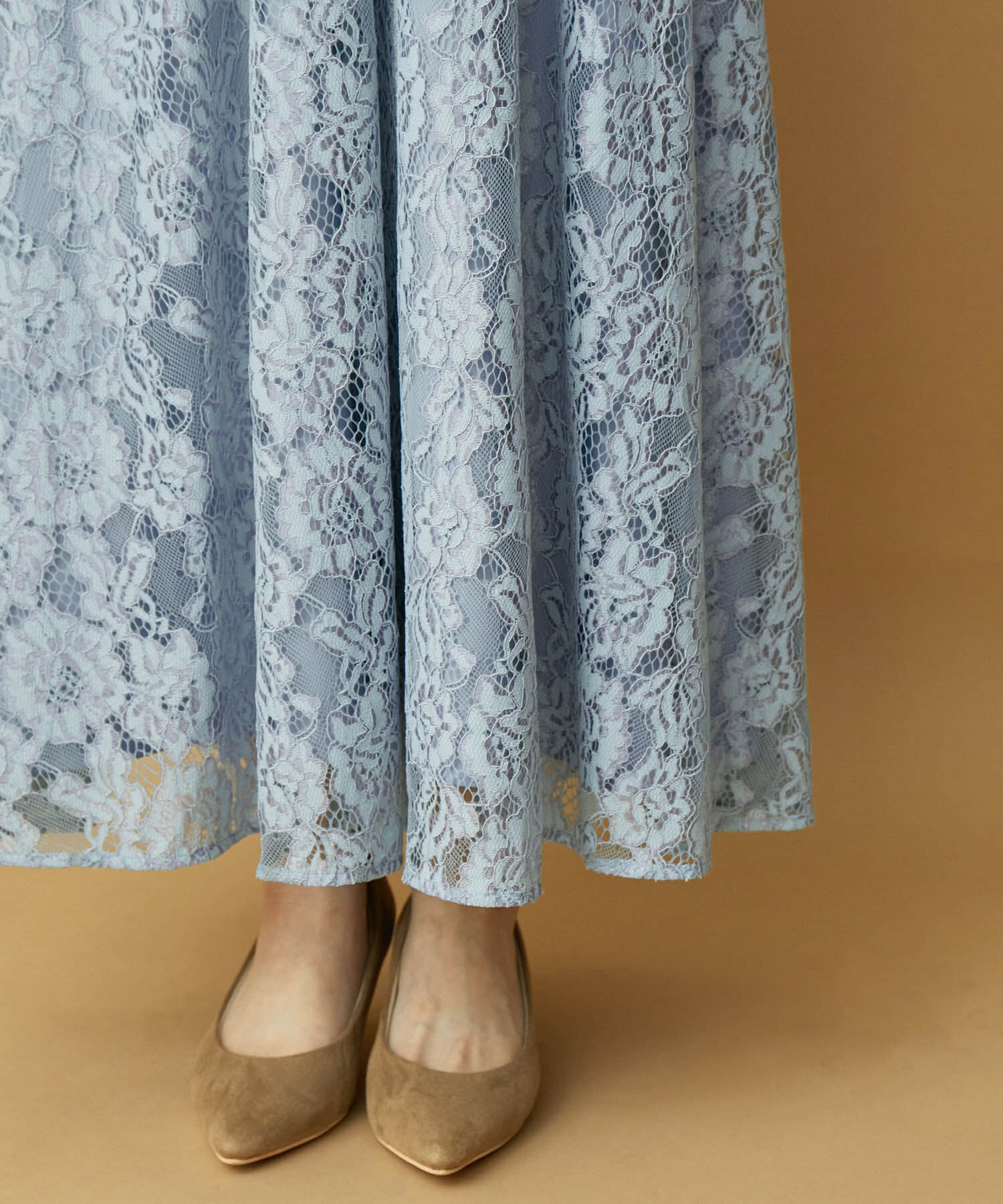 VIS「【VIS DRESS】総レースバックオープンワンピース」|ワンピース|
