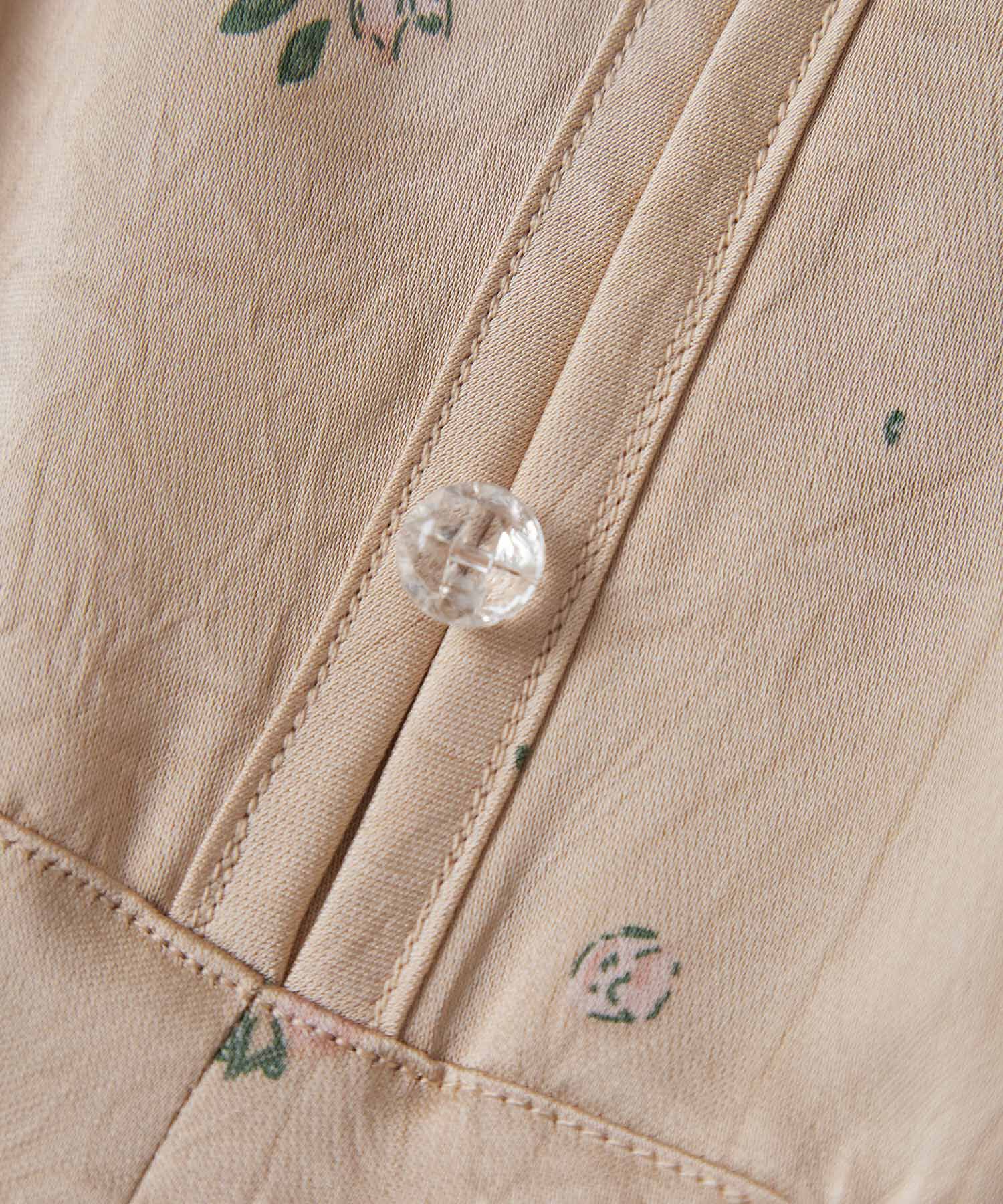 VIS「オリジナル花柄クリンクル加工ワンピース」|ワンピース|
