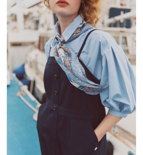 VIS「【POLO BCS】VIS別注フロントボタンツイルワンピース」|ワンピース|
