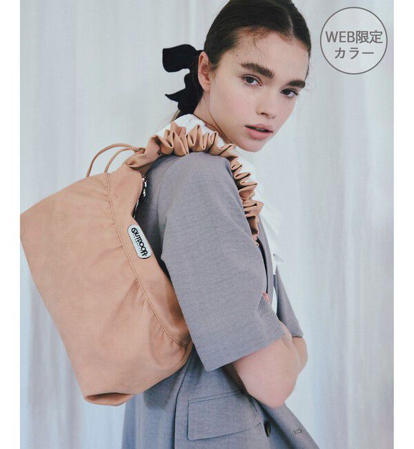 VIS「【OUTDOOR PRODUCTS】VIS別注 スエード ＆ 合皮 フリル ショルダーバッグ / WEB限定カラー」|ショルダー・メッセンジャー|ピンク(63)