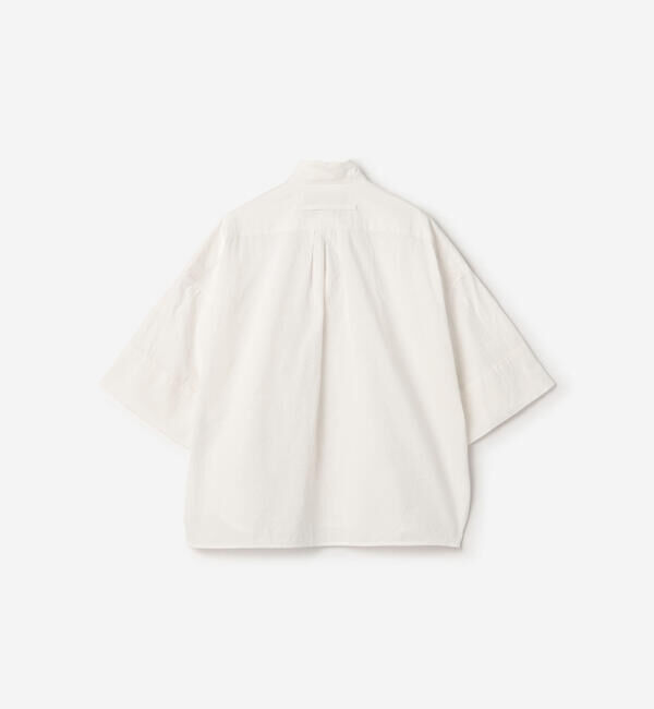  「TICCA | 〈別注〉 スクエア 半袖ダブルカフスシャツ WOMEN」|シャツ・ブラウス|