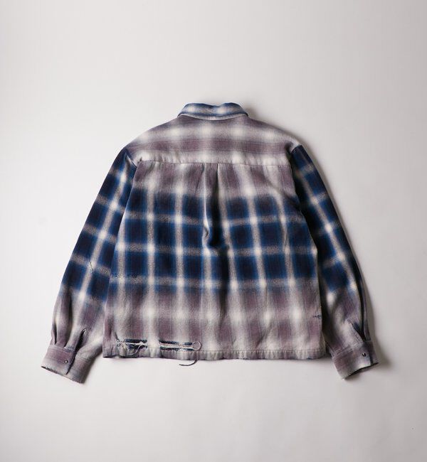  「【FromVintage】ダメージチェックシャツ」|シャツ・ブラウス|