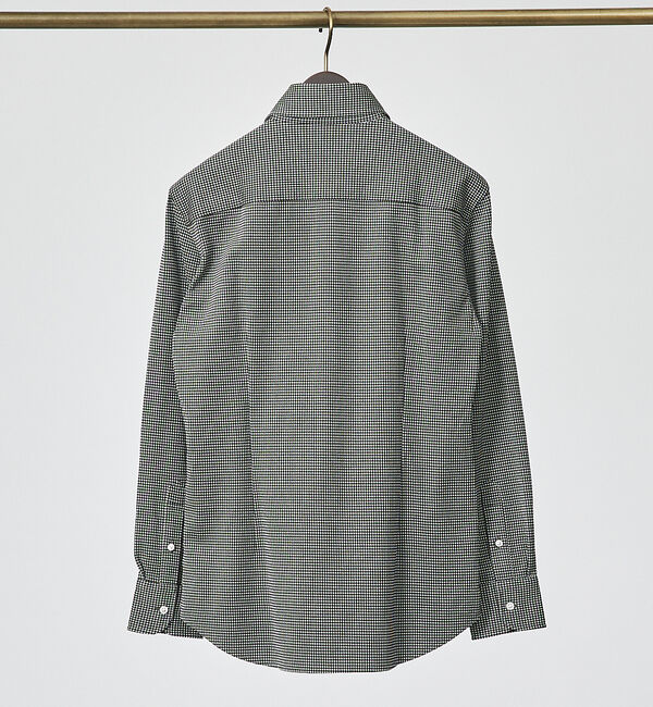 ABAHOUSE「【FLEX SHIRTS】コンパクトシルキー ギンガムチェック 長袖シャツ」|シャツ・ブラウス|