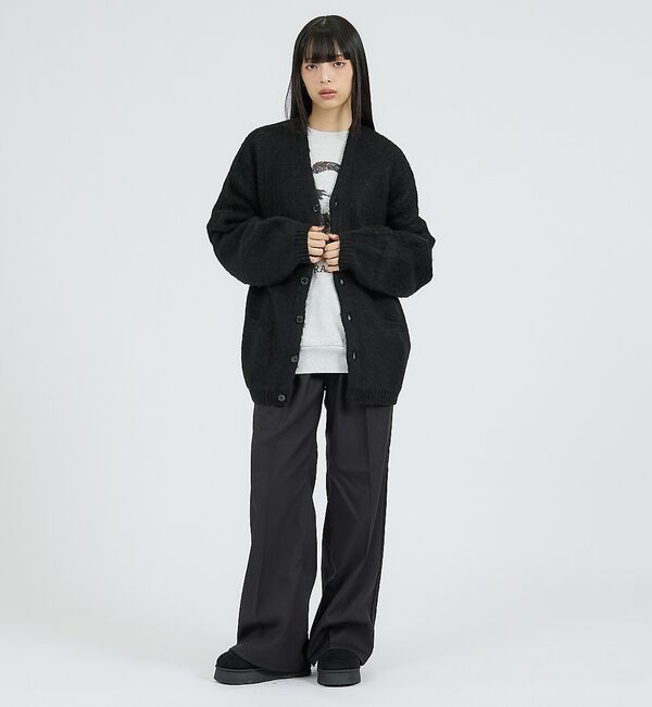 ABAHOUSE「【TOWNCRAFT/タウンクラフト】MOHAIR SHAGGY CARDIGA」|カーディガン|