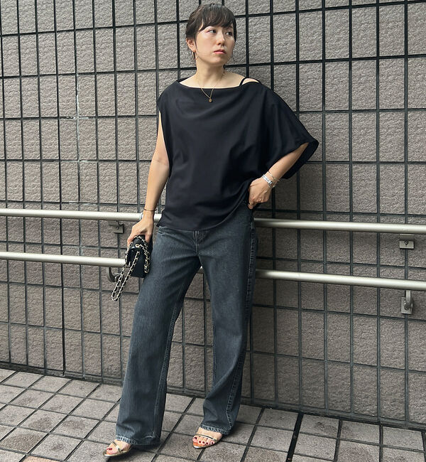 Rouge vif「アシメトリースリーブブラウス」|シャツ・ブラウス|