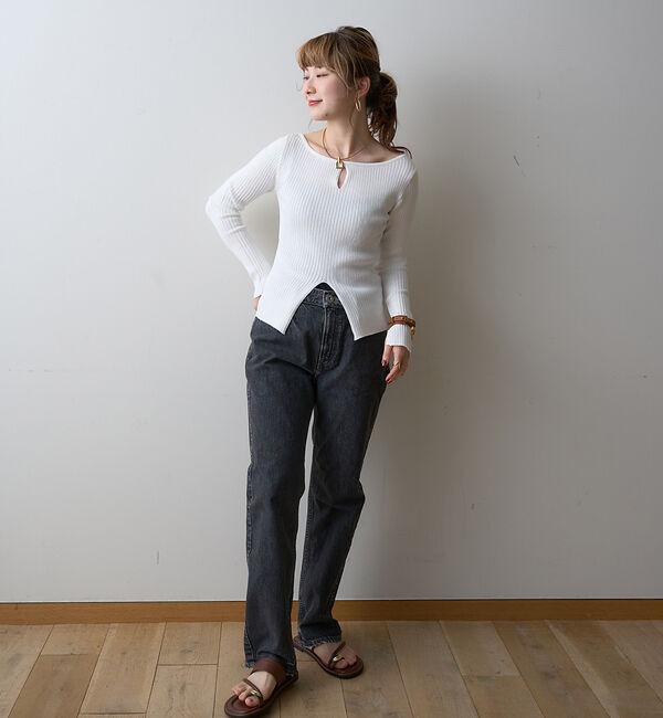 Rouge vif「【upper hights/アッパーハイツ】THE ELISA　ビットテーパード」|デニム|
