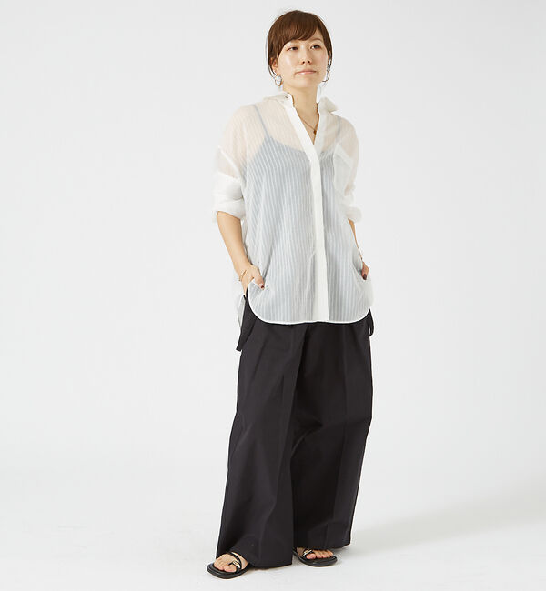 Rouge vif「サスペンダーワイドタックパンツ」|その他|