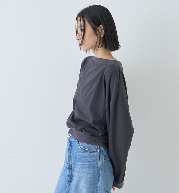 Rouge vif「ポリスパンパフスリーブイージーカットプルオーバー/吸水速乾」|Tシャツ・カットソー|