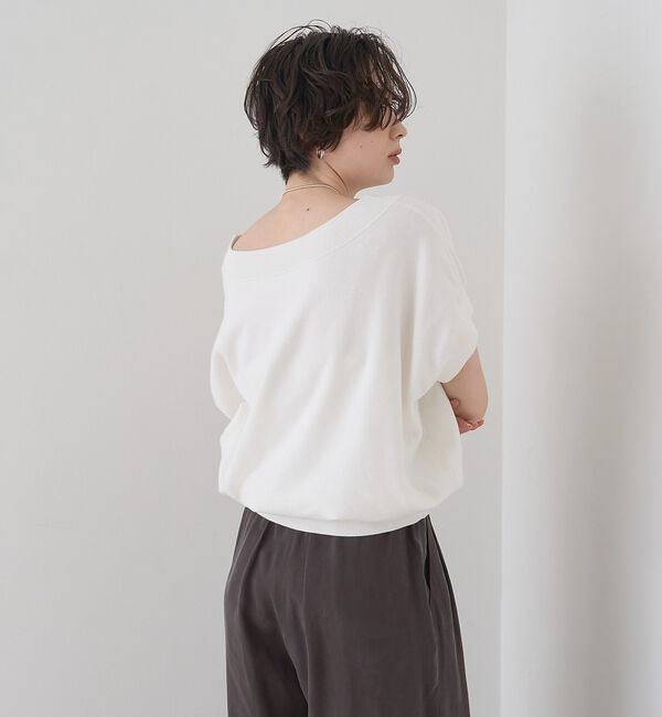 Rouge vif「スレッド編裏毛風ニットプルオーバー」|ニット・セーター|