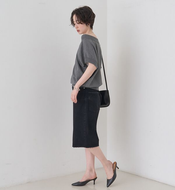 Rouge vif「スレッド編裏毛風ニットプルオーバー」|ニット・セーター|