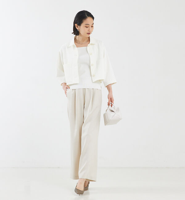 qualite「【セットアップ対応】2WAYストレッチシャツブルゾン」|ブルゾン・スタジャン|