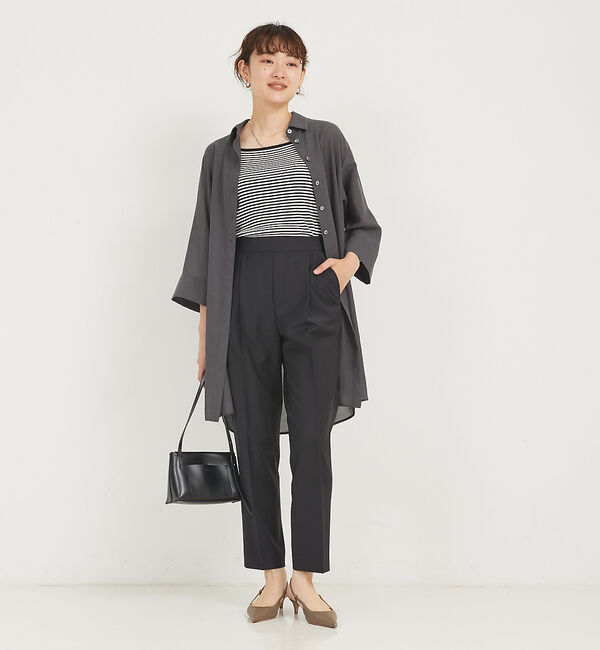 qualite「ウールトロセンタープレスパンツ」|その他|