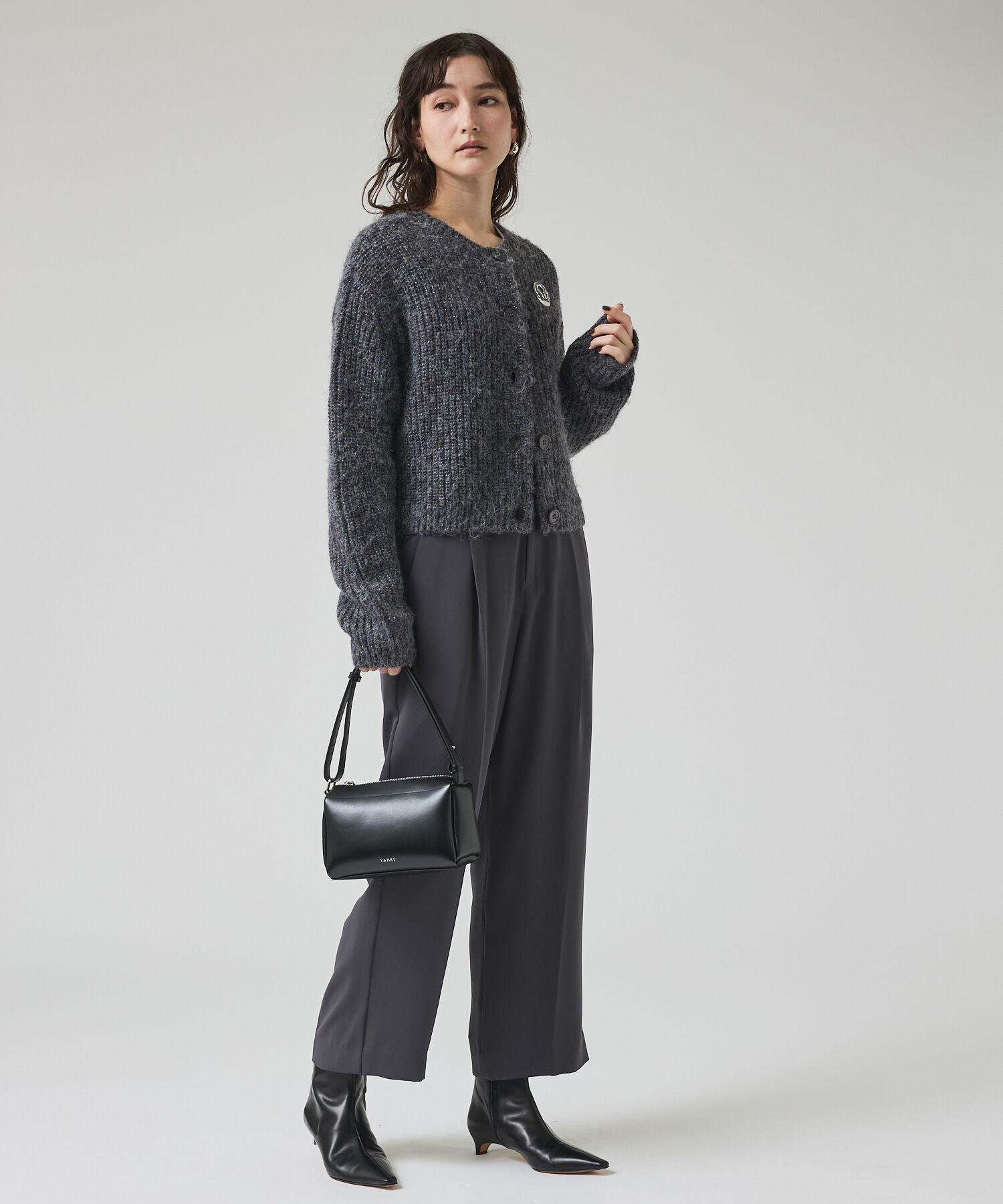qualite「マットサテンストレートパンツ」|その他|