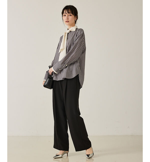 qualite「【セットアップ対応】センタープレスストレートパンツ」|その他|