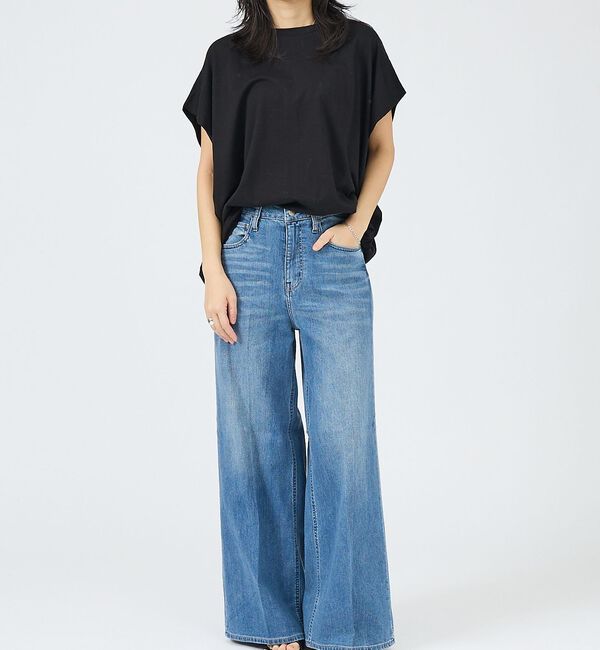qualite「【Healthy DENIM】Wild Ginger  ワイドデニム」|デニム|