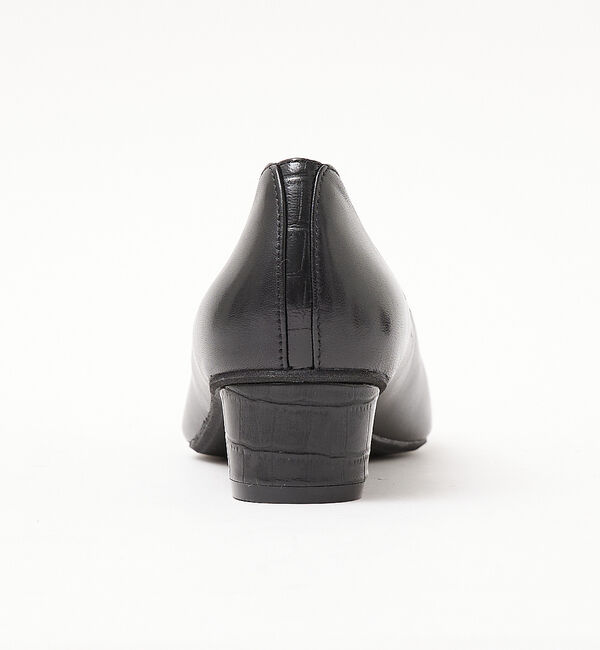 AU BANNISTER「リボンモチーフローヒールパンプス」|パンプス|