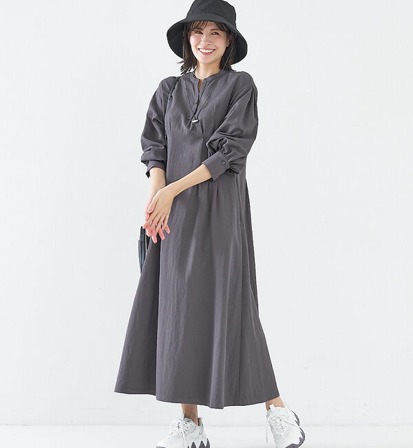 abahouse mavie「【大人のいちまんワンピ】ウエストタックワンピース」|ワンピース|