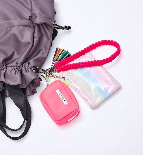 NOMINE「【cheek】aurora pouch set charm オーロラ ポーチ チ」|チャーム・キーホルダー|