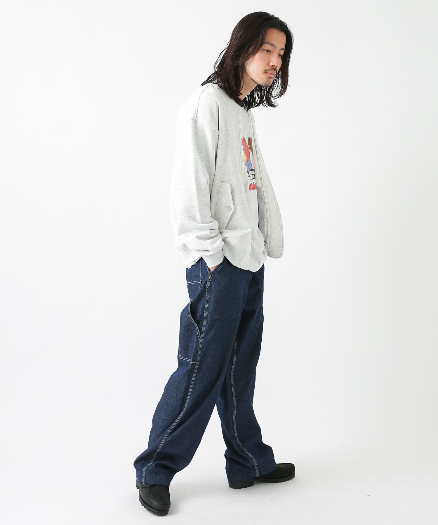 Sonny Label 「裏毛スウェットMA-1ブルゾン」|ブルゾン・スタジャン|