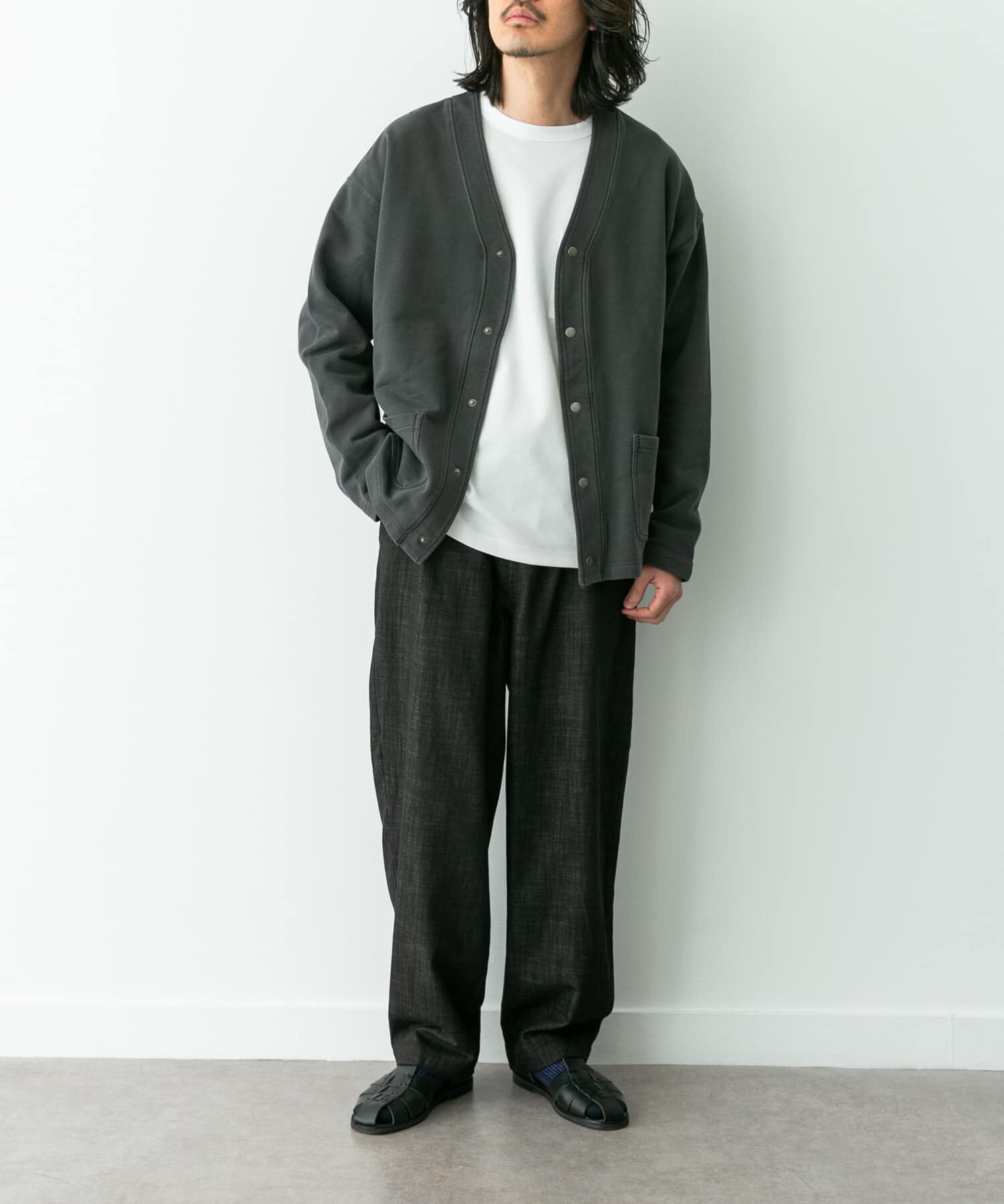 Sonny Label 「デニムライクイージーワイドパンツ」|デニム|