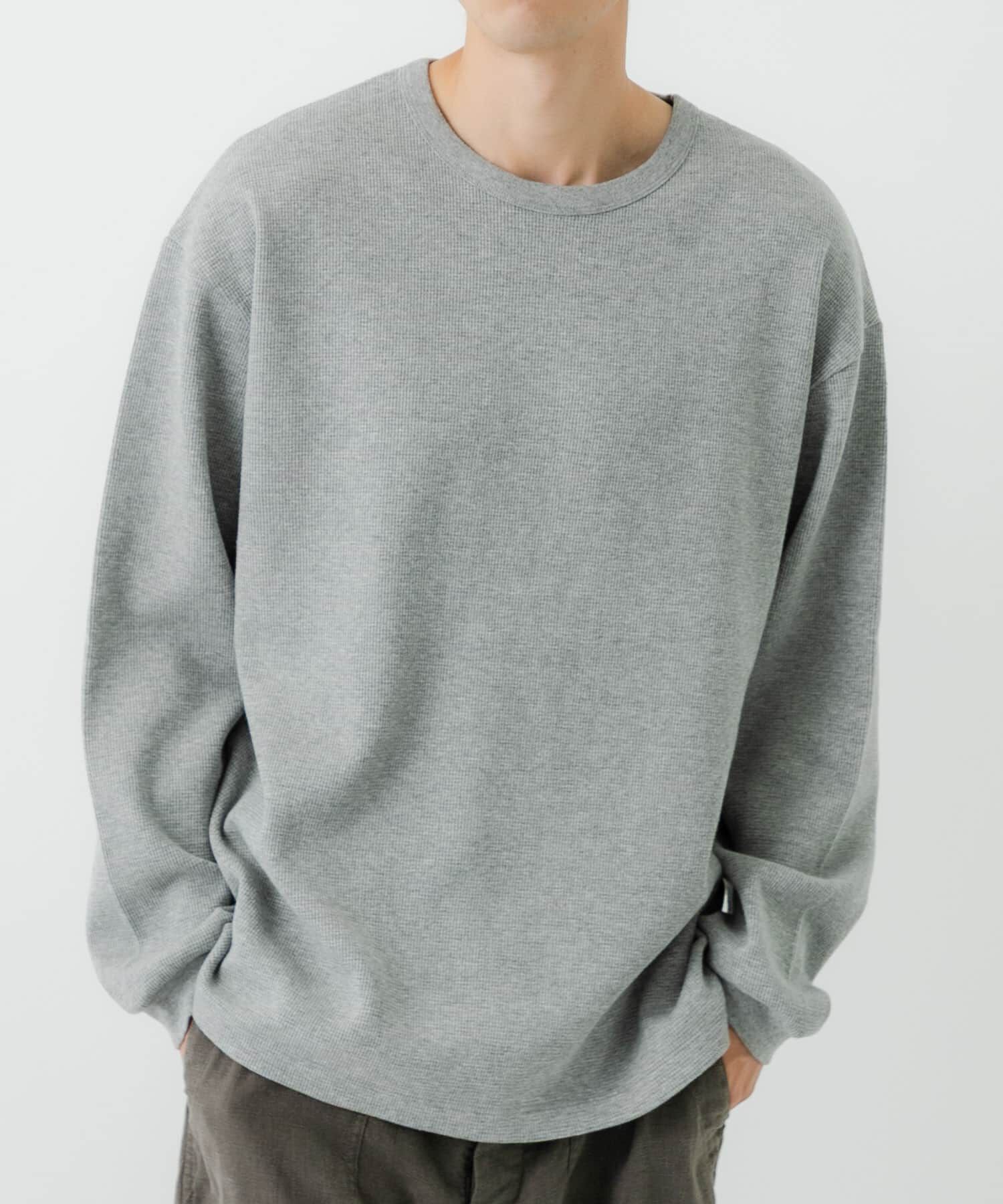 URBAN RESEARCH「『UR TECH』度詰めワッフルロングスリーブ」|Tシャツ・カットソー|