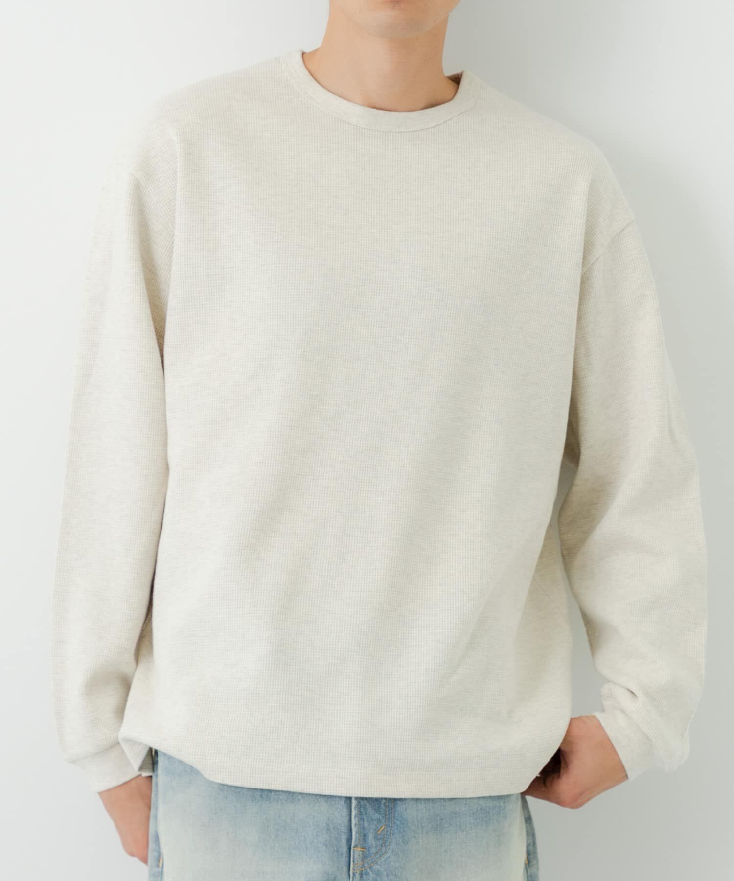 URBAN RESEARCH「『UR TECH』度詰めワッフルロングスリーブ」|Tシャツ・カットソー|