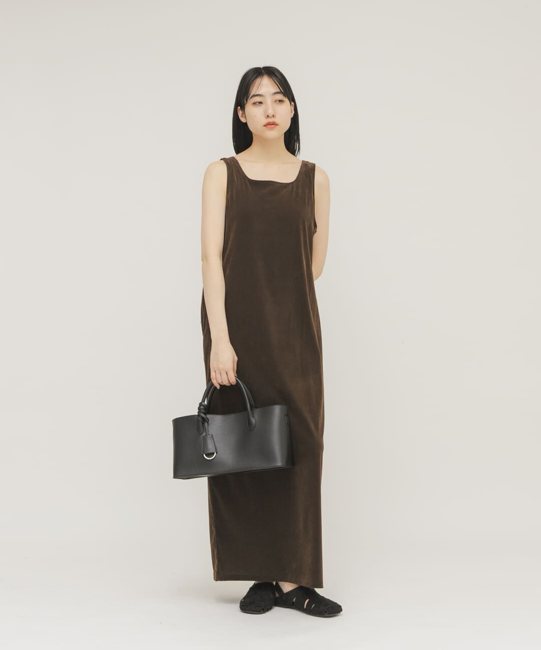  「チャーム付きワイドボックスBAG」|ハンドバッグ|