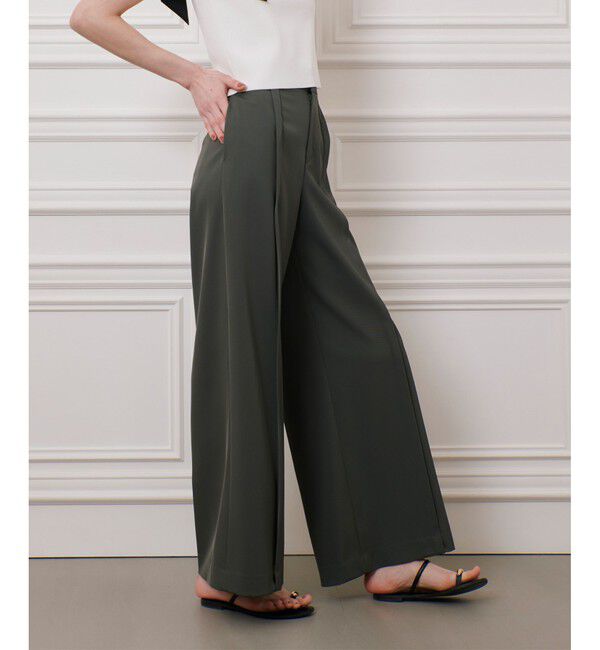 LOULOU WILLOUGHBY「【LOULOU WILLOUGHBY】タックステッチワイドパンツ」|その他|