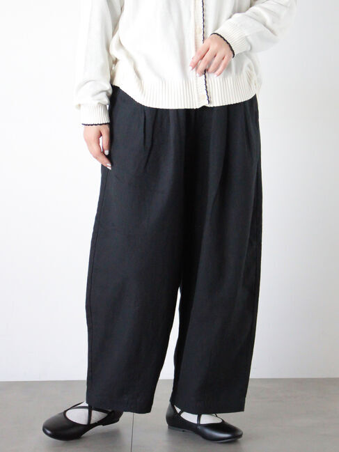 Samansa Mos2「【Cross&times;Linen】ふんわりパンツ」|その他|