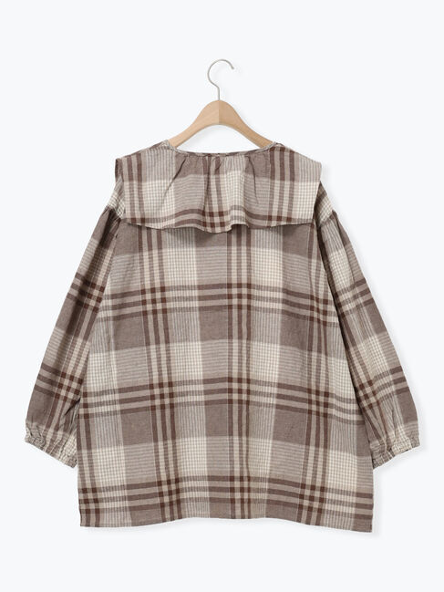 Samansa Mos2「【Cross&times;Linen】セーラーカラーブラウス」|シャツ・ブラウス|